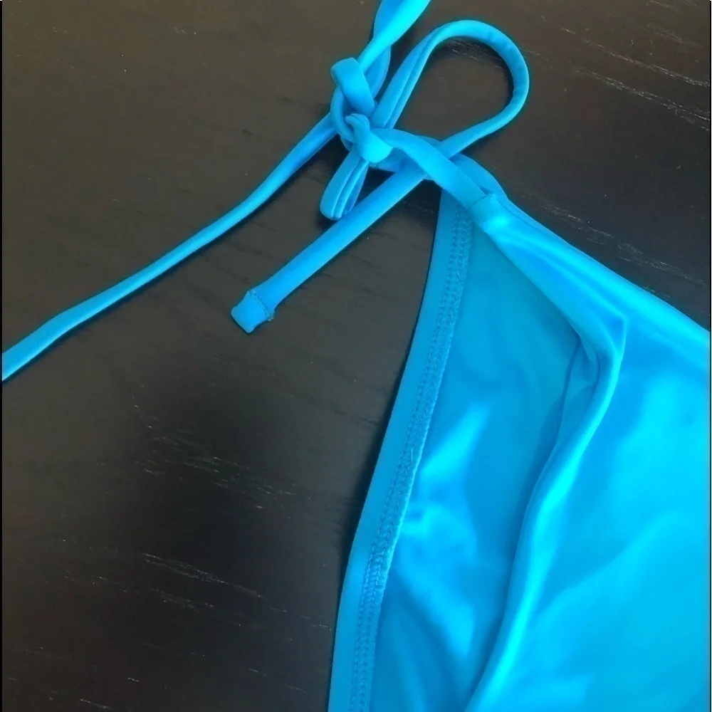 A. Che Teal Bikini Bottom New Size M